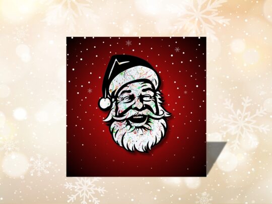 Lot de 10 cartes de Noel - père Noel